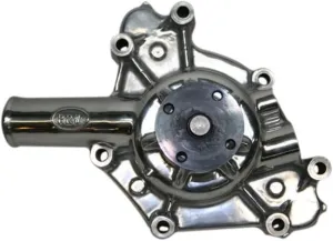 1431810 Performance Quotient High Flow Aluminum Polished Water Pump for Mopar 318-360 1969-85