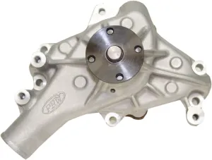 1435001 Performance Quotient 5/8" Pilot shaft As-Cast High Flow Long-Style Aluminum Water Pump for Chevy SB 1969-87