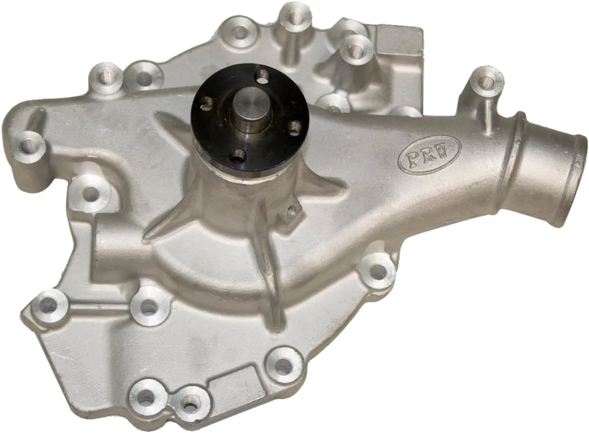 1446000 Performance Quotient As-Cast 5/8" Pilot Shaft High Flow Aluminum Water Pump for Ford 429/460 1970-92