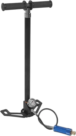 3000psi High Pressure Air Pump, Stainless Steel Hand Pump Breathe Training with Filter Water Oil Separator for Underwater Diving