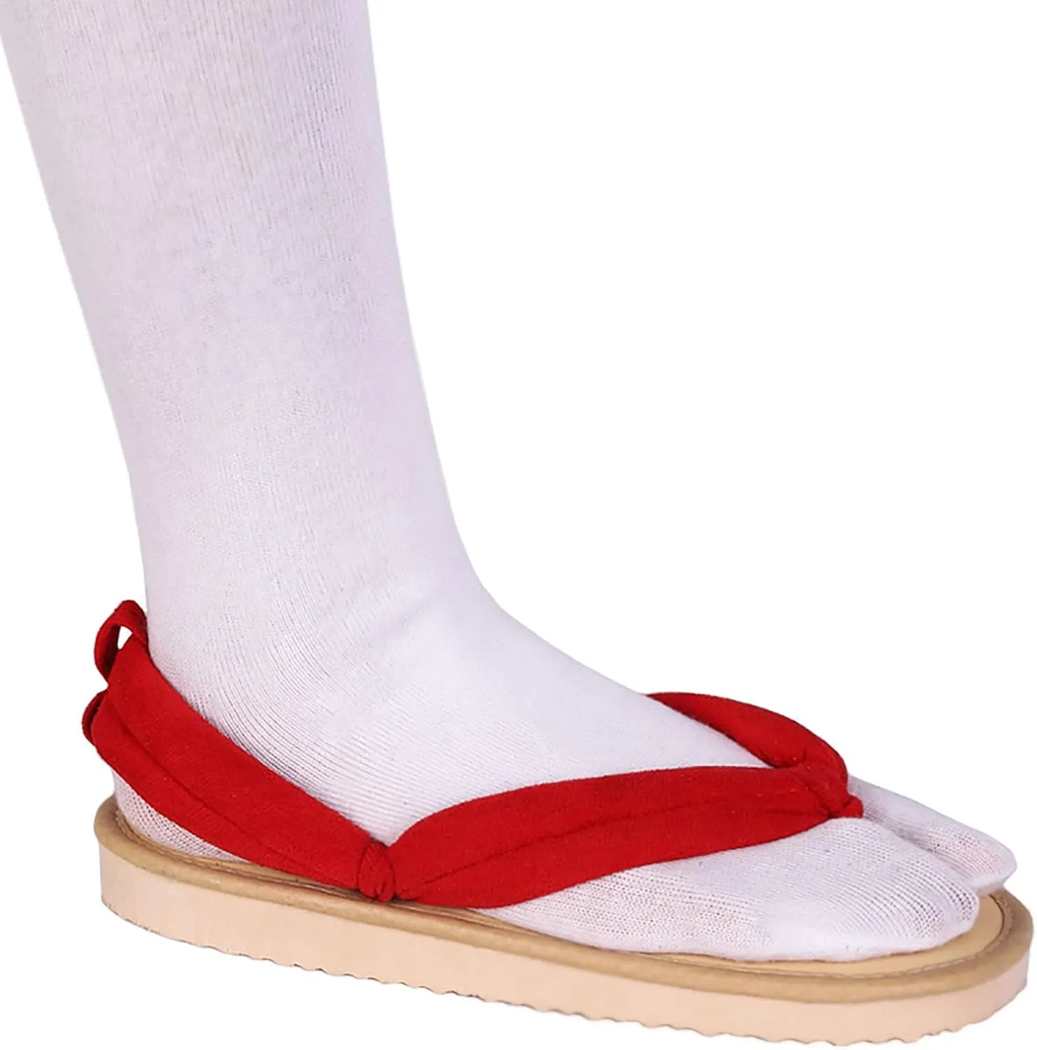 Anime Unisex Cosplay Clog Shoes Kamado Tanjirou Geta Slippers Japanese flip Flops