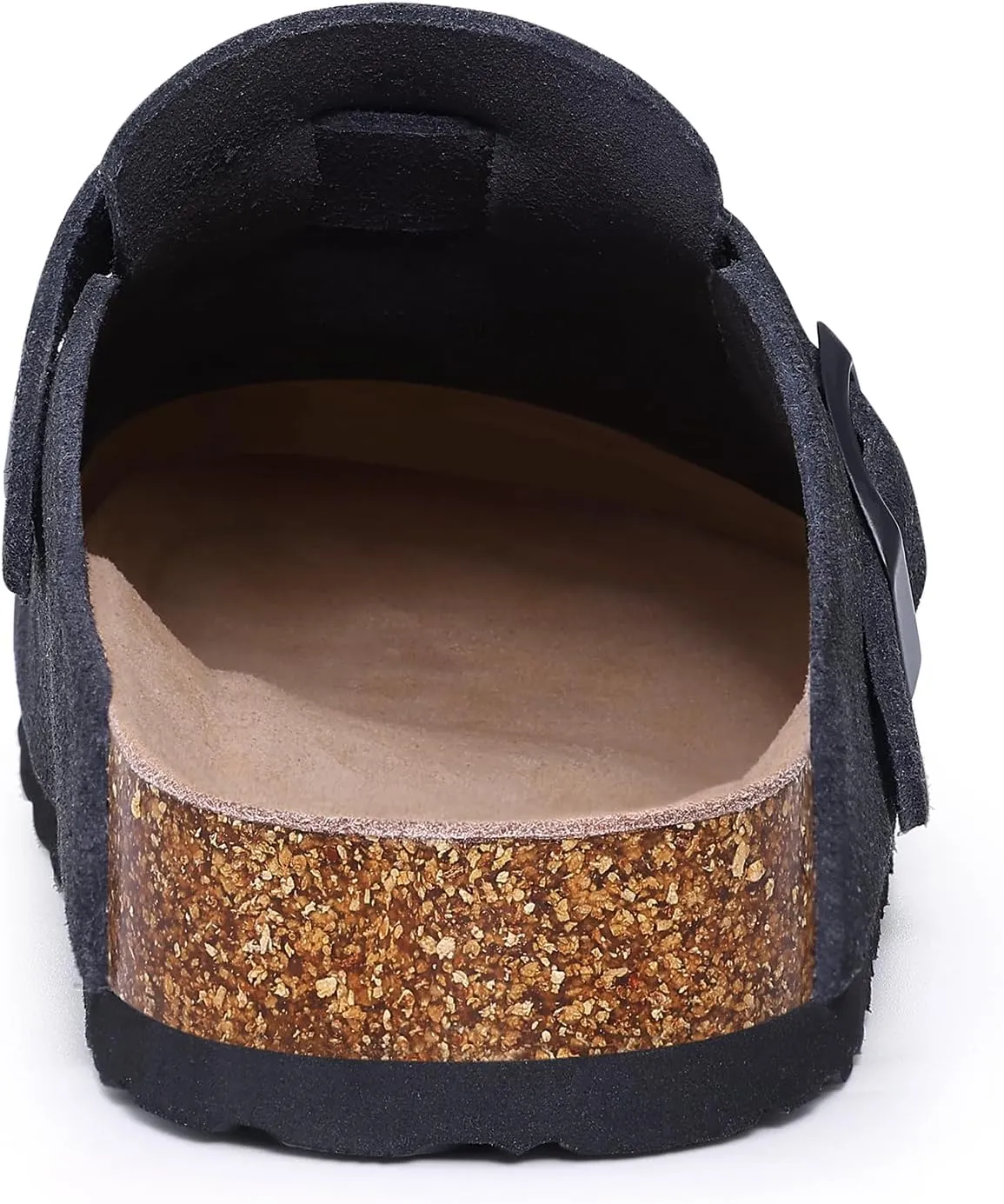 Asgard Suede Clogs Mules Potato Shoes with Comfort Cork Footbed - Wide Feet Please Half Size UP