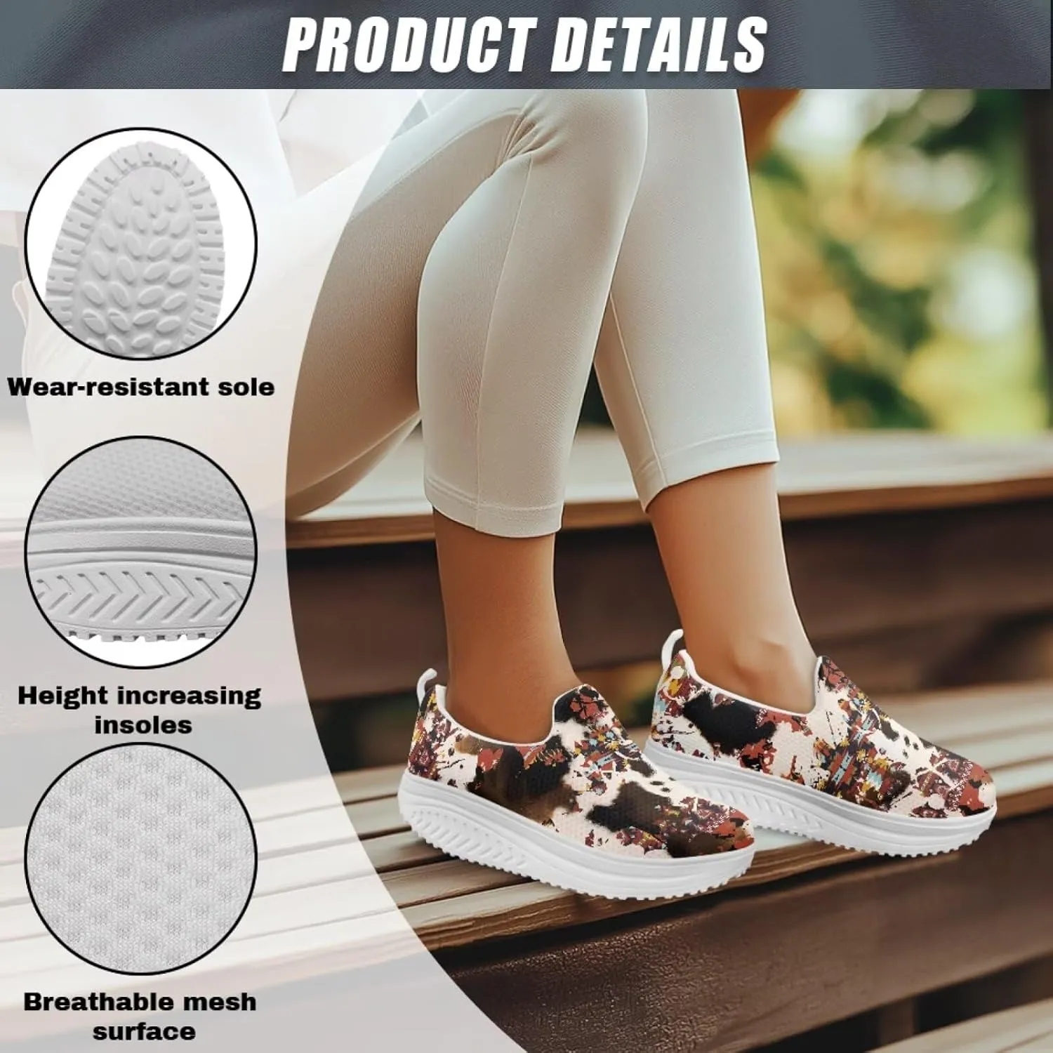 Aztec Tribal Women Fashion Loafers Stylish Slip On Shoes Vintage Dressy Sneaker Walking Slip Resistance
