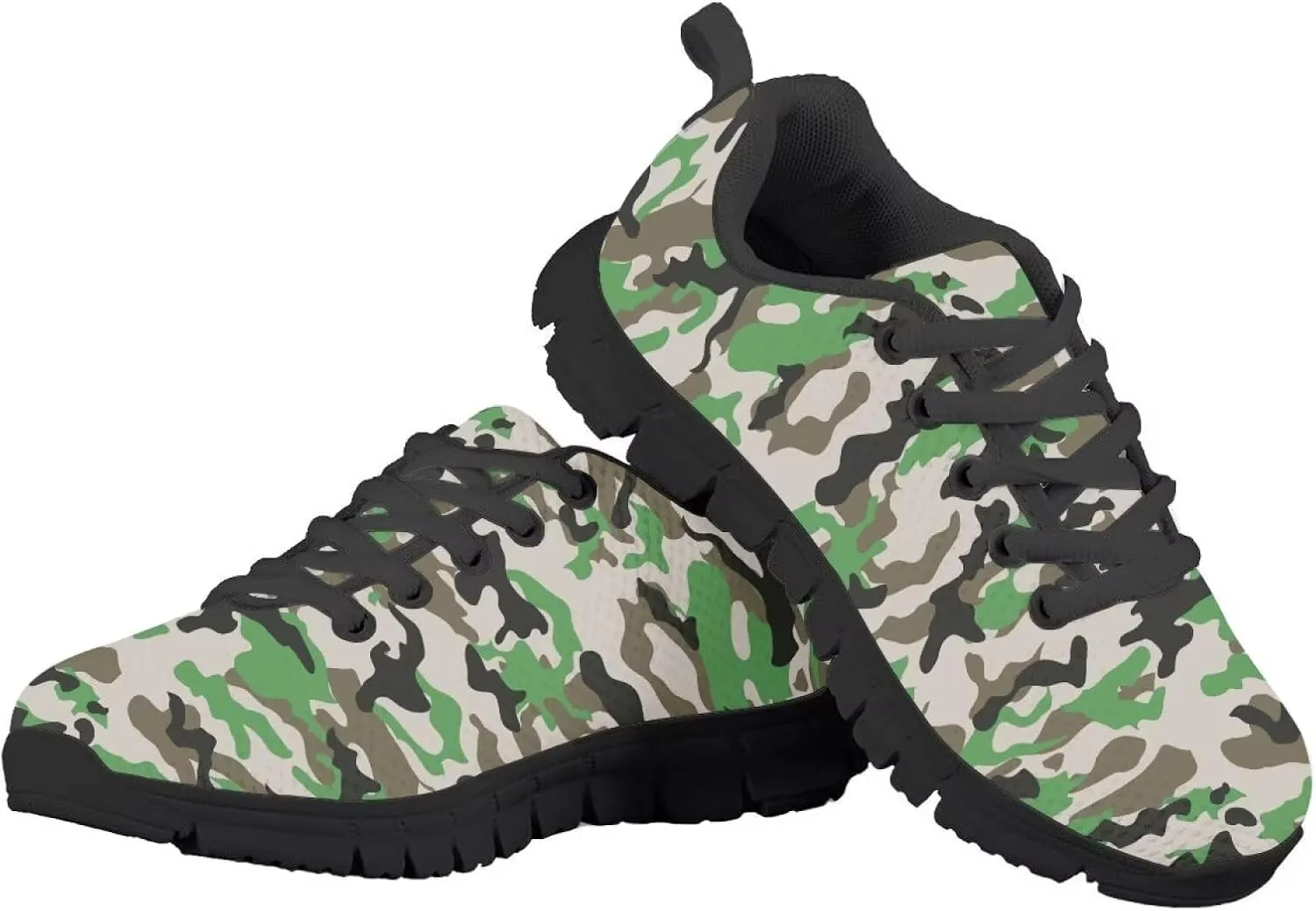 Boys Girls Shoes Non Slip Athletic Running Walking Kid Lightweight Lace Up Sneaker Breathable Mesh Upper Sport Shoe