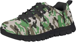 Boys Girls Shoes Non Slip Athletic Running Walking Kid Lightweight Lace Up Sneaker Breathable Mesh Upper Sport Shoe