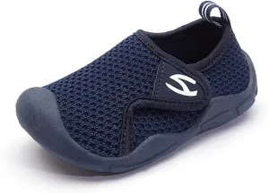 Boys Girls Summer Sneakers Velcro Net Breathable Casual Sport Shoes for Children Kids Toddler Soft Sole