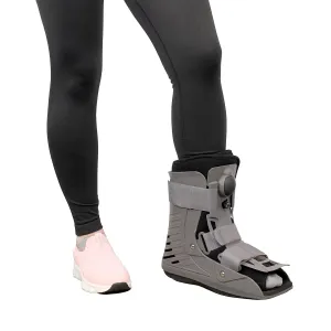 Brace Direct Short Full Shell Walking Boot with Air Pump – Low-Profile Orthopedic CAM Walker for Foot & Ankle Fractures, Sprains & Post-Op Recovery Medium (US Shoe Men 8-10 / Women 9-11)