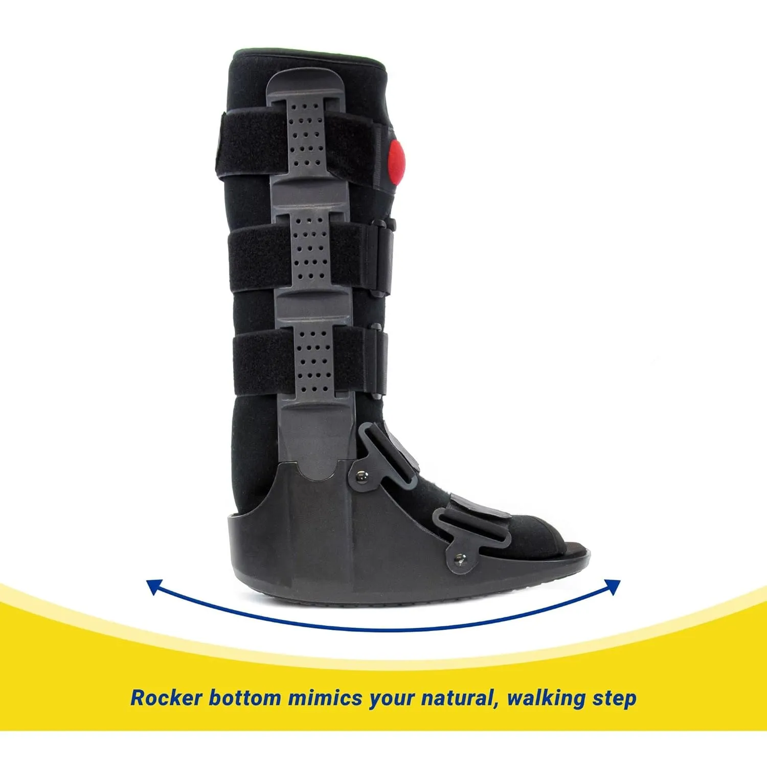 Brace Direct Tall Air CAM Walker Fracture Boot - Orthopedic Boot for Foot Fractures, Sprained Ankles & Surgery Recovery (Small - US Shoe Men 4.5-7 / Women 6.5-8)