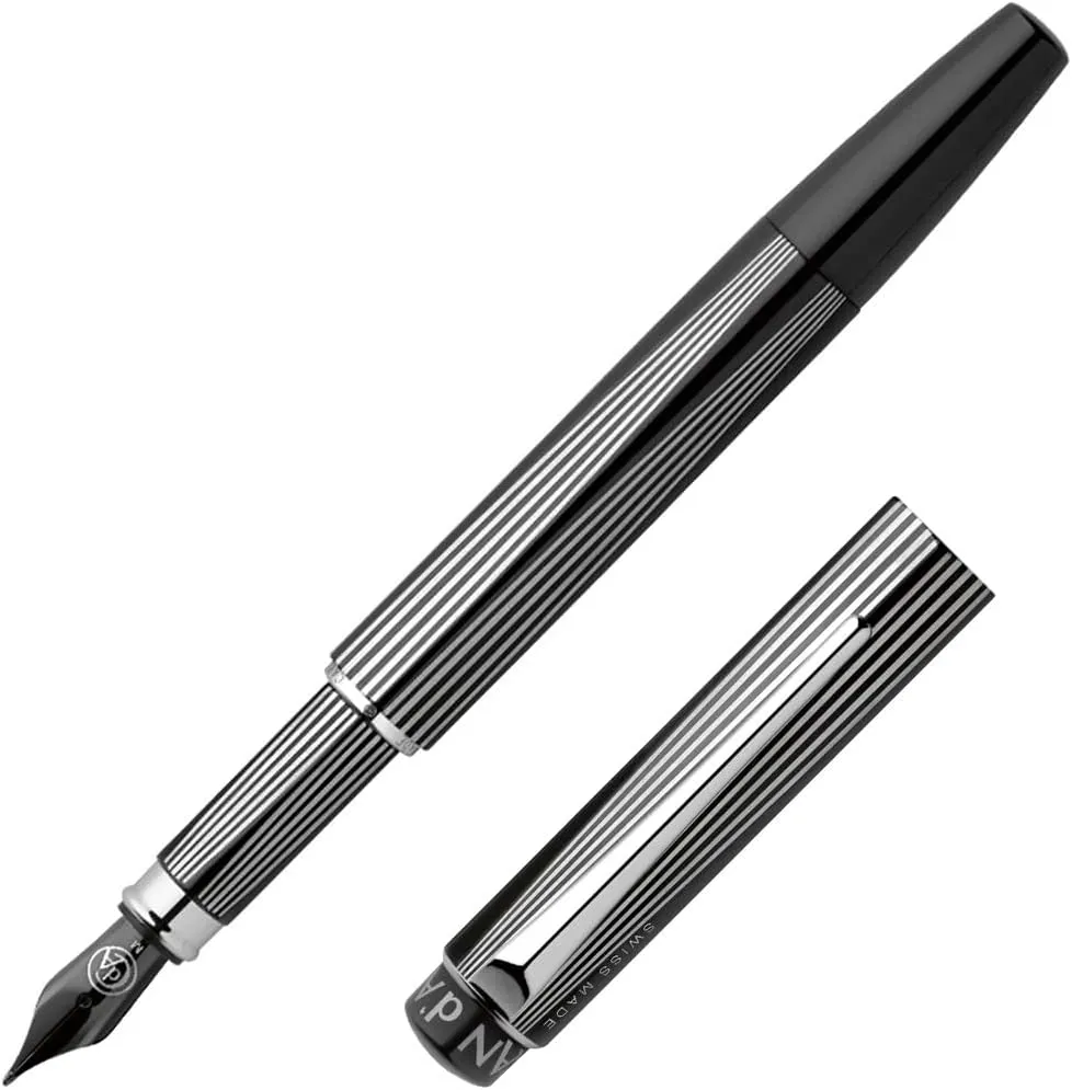 Caran d'Ache Rnx 316 Pvd Medium Fountain Pen - Black