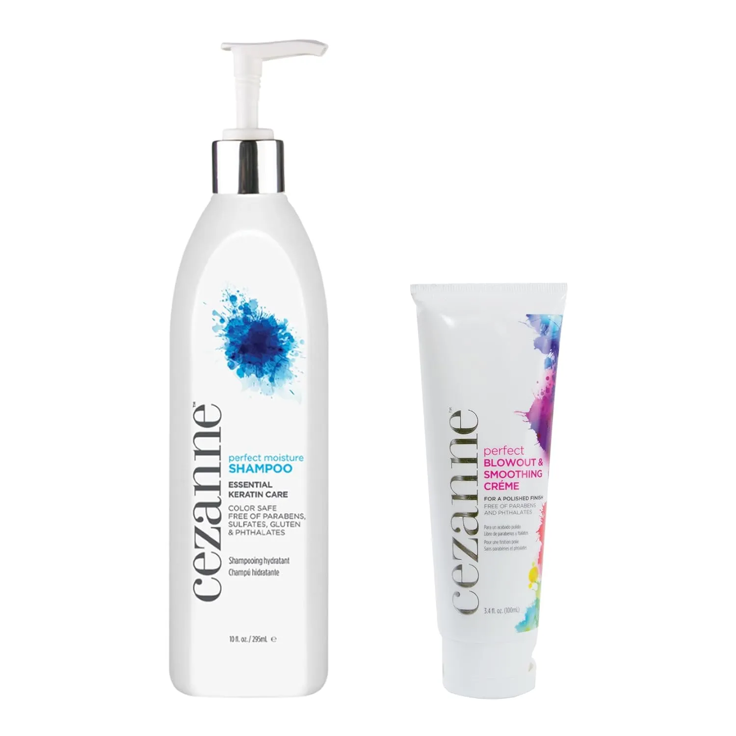 Cezanne Everyday Essentials Bundle Shampoo & Smoothing Creme