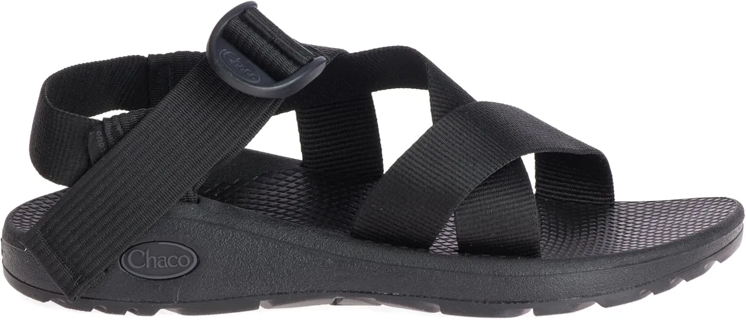 Chaco Women's MEGA Z Cloud Sandal, Solid Black, 10