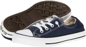 Converse Women's Chuck Taylor All Star Shoreline Linen Slip on Sneaker, Athletic Navy, 10.5