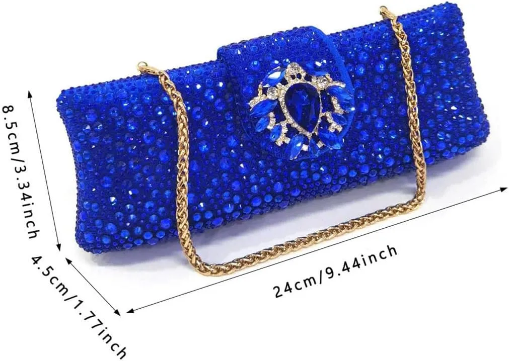 Crystal Embellished High Heel Sandals Clutch Garden Party Evening