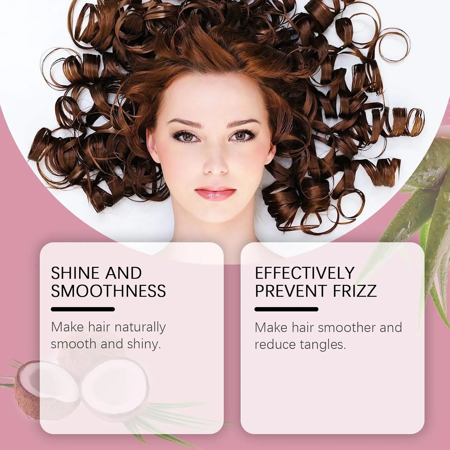 Curl Defining Cream, Curl Defining Cream for Frizz Control, Hydrating Hair Styling Cream, Smoothing for Curly & Wavy Hair Hair Styling Cream Lightweight Curl Cream Defining Cream for Curly Hair(2pc)
