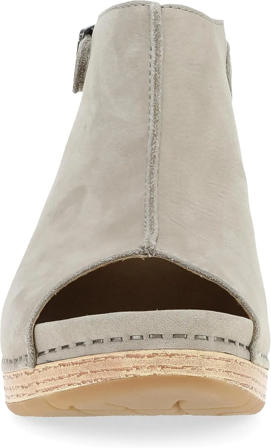 Dansko Lizzy Peep-Toe Booties for Women - Linings from Recycled Materials and Leather for Breathability- Lightweight Rubber Outsole for Long-Lasting Wear