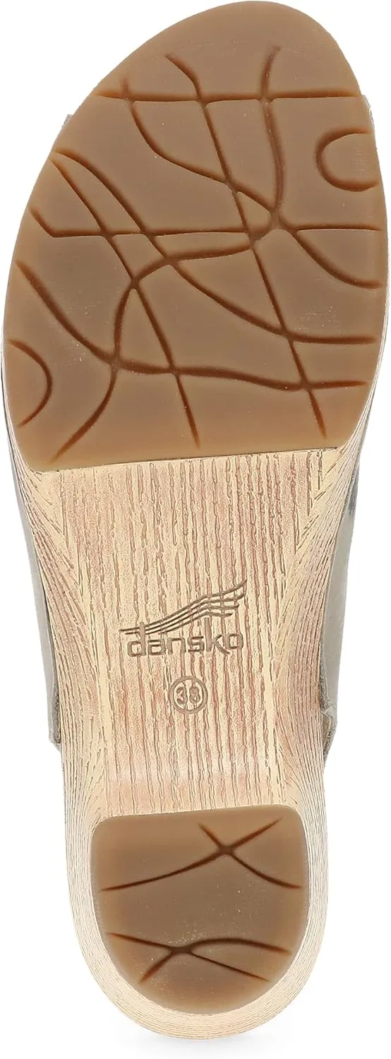 Dansko Lizzy Peep-Toe Booties for Women - Linings from Recycled Materials and Leather for Breathability- Lightweight Rubber Outsole for Long-Lasting Wear