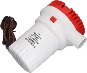DC Micro Drain Pump for Swimming Pools, Versatile Bilge Pump with Dry (12V)