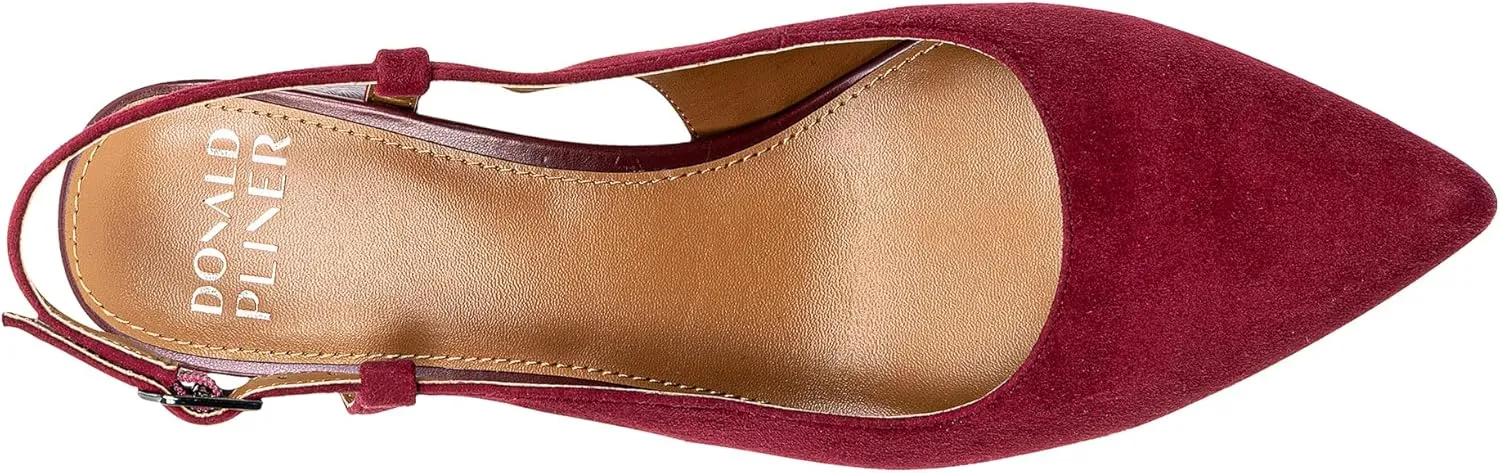 Donald Pliner Women’s SHANIE Slingback Pump Heel, 2" Block Heel Shoes for Comfort, Women’s Heels with Padded Insole