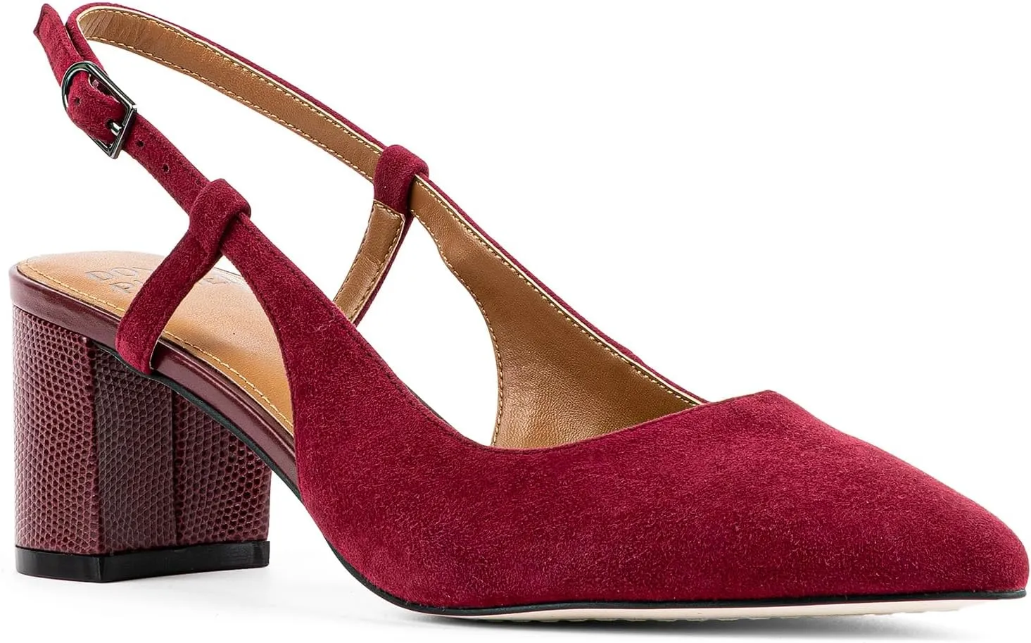 Donald Pliner Women’s SHANIE Slingback Pump Heel, 2" Block Heel Shoes for Comfort, Women’s Heels with Padded Insole
