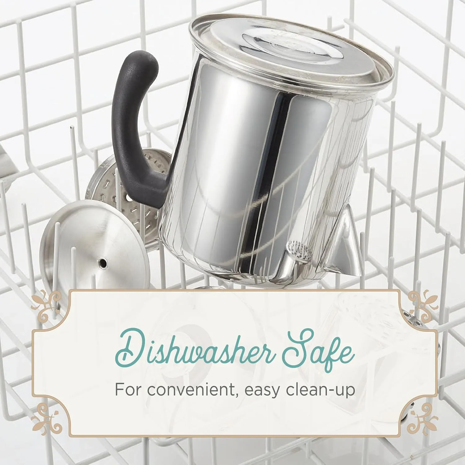 Farberware 50124 Classic Yosemite Stainless Steel Coffee Percolator - 8 Cup, Silver,Stovetop