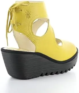 FLY London Women's Yulp571fly Wedge Sandal