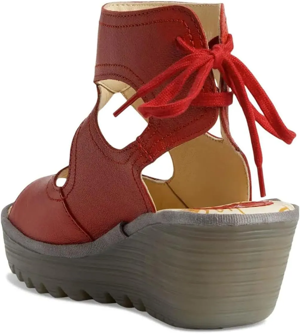 FLY London Women's Yulp571fly Wedge Sandal