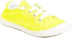 Forever Link Women's Classic Slip-On Comfort Fashion Sneaker (6.5 M US, Neon Yellow)