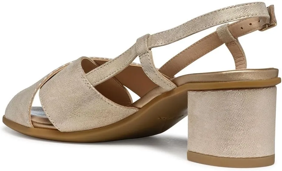 Geox Women's D Aurely 50 a Heeled Sandal