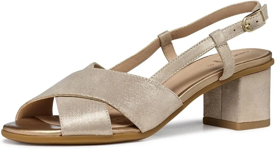 Geox Women's D Aurely 50 a Heeled Sandal