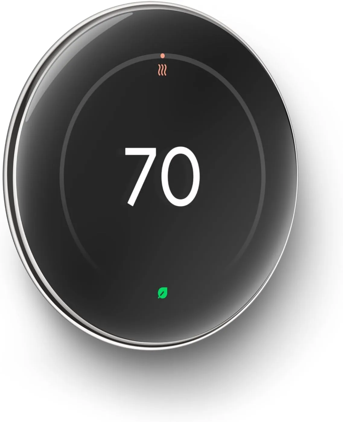 Google Nest Learning Thermostat (4th Gen, 2024) with Nest Temperature Sensor - Energy Saving Smart Thermostat with Adaptive Eco - Works with Alexa and Google Home App - Polished Silver