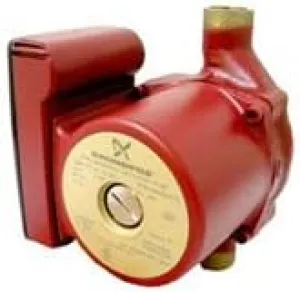 Grundfos UP15-42B7 (59896146) Pump, Open System Recirculator, 3/4" Sweat Housing, 1/25 HP - Bronze