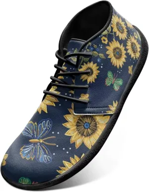 Hike Barefoot Shoes Floral Athletic Sneakers Wide Toe Box Boots Comfortable Women's Slip On Walking Shoe Running Trainer Minimalist Sneaker