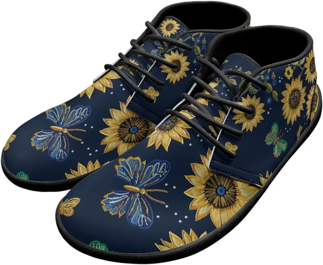 Hike Barefoot Shoes Floral Athletic Sneakers Wide Toe Box Boots Comfortable Women's Slip On Walking Shoe Running Trainer Minimalist Sneaker