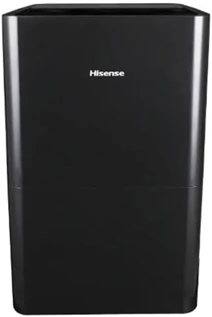 Hisense 50-Pint 3-Speed Built-in Pump Dehumidifier, 3 Modes (Auto, Continuous, Manual), LED display, Noise level 48 dB, up to 4500 sq ft, 115v – DH7021KP1G (Renewed)