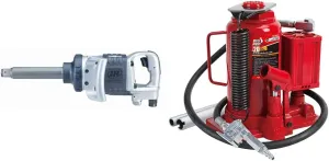 Ingersoll Rand 285B6 285B-6 Heavy Duty Pneumatic Impact Wrench, 1 Inch, Red, Metal