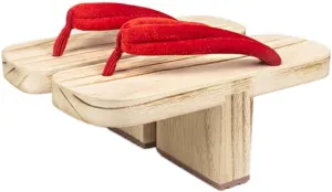 Japanese Style Cosplay Sandal Clogs Wooden Slippers Ninja Flip Flop Geta Sandal Clogs One Tooth Geta Sandals