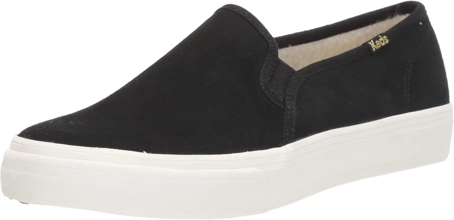 Keds Women's Double Decker Suede/Shearling Slip on