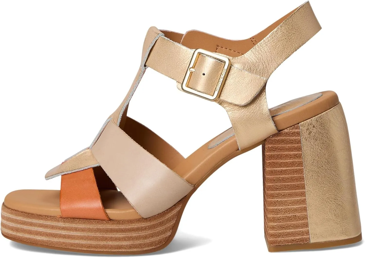 KORK-EASE Women's Macey Heeled Platform Sandal