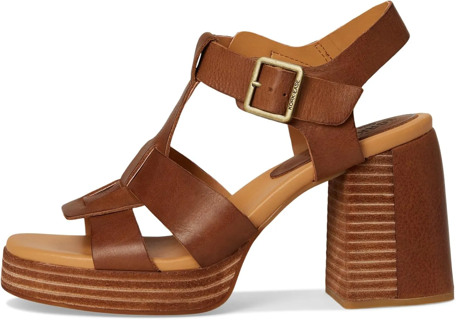 KORK-EASE Women's Macey Heeled Platform Sandal