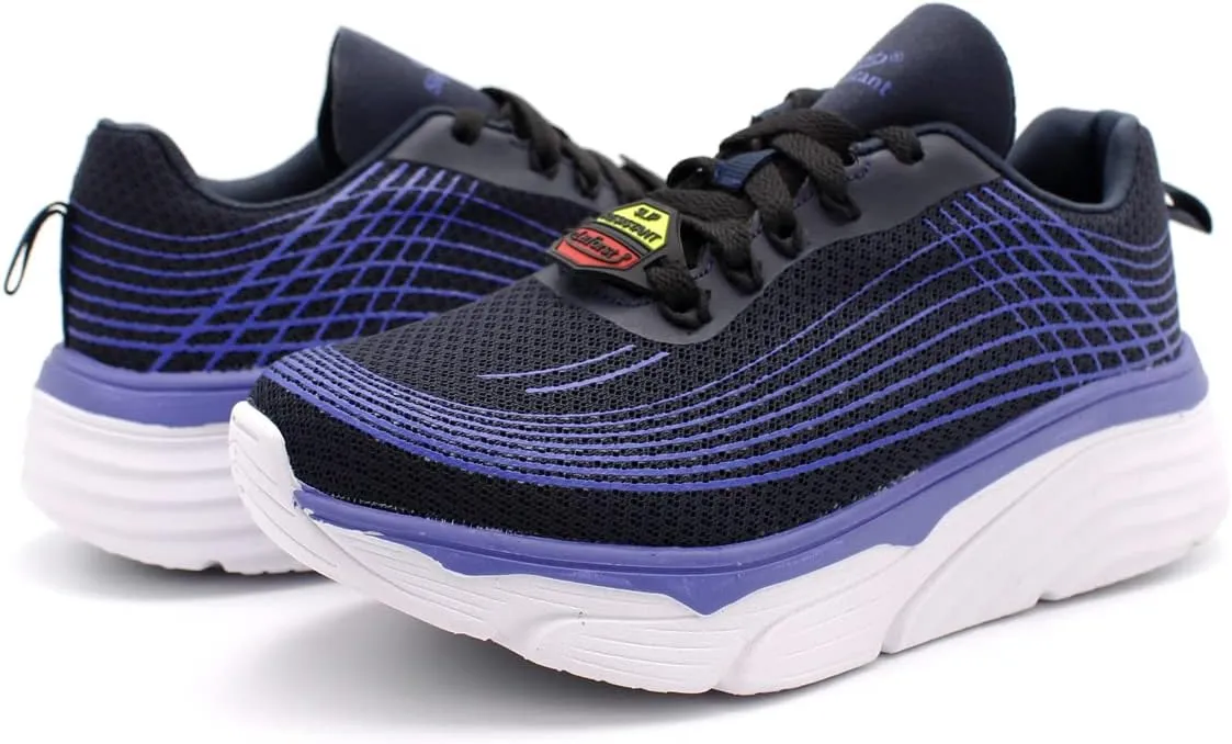 Laforst Womens Blue Fusion Xtreme Comfort Slip Resistant Sneaker