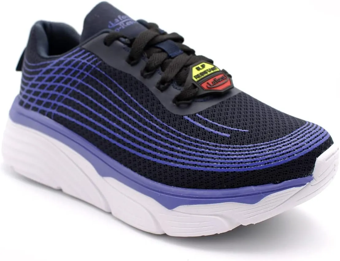 Laforst Womens Blue Fusion Xtreme Comfort Slip Resistant Sneaker