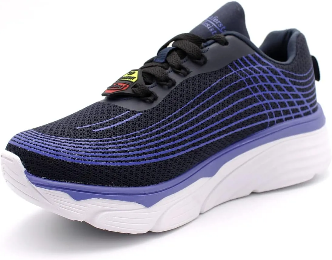Laforst Womens Blue Fusion Xtreme Comfort Slip Resistant Sneaker
