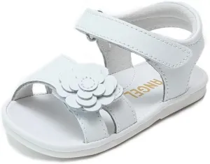 L'Amour Mila Flower Cutout Sandal (Baby)