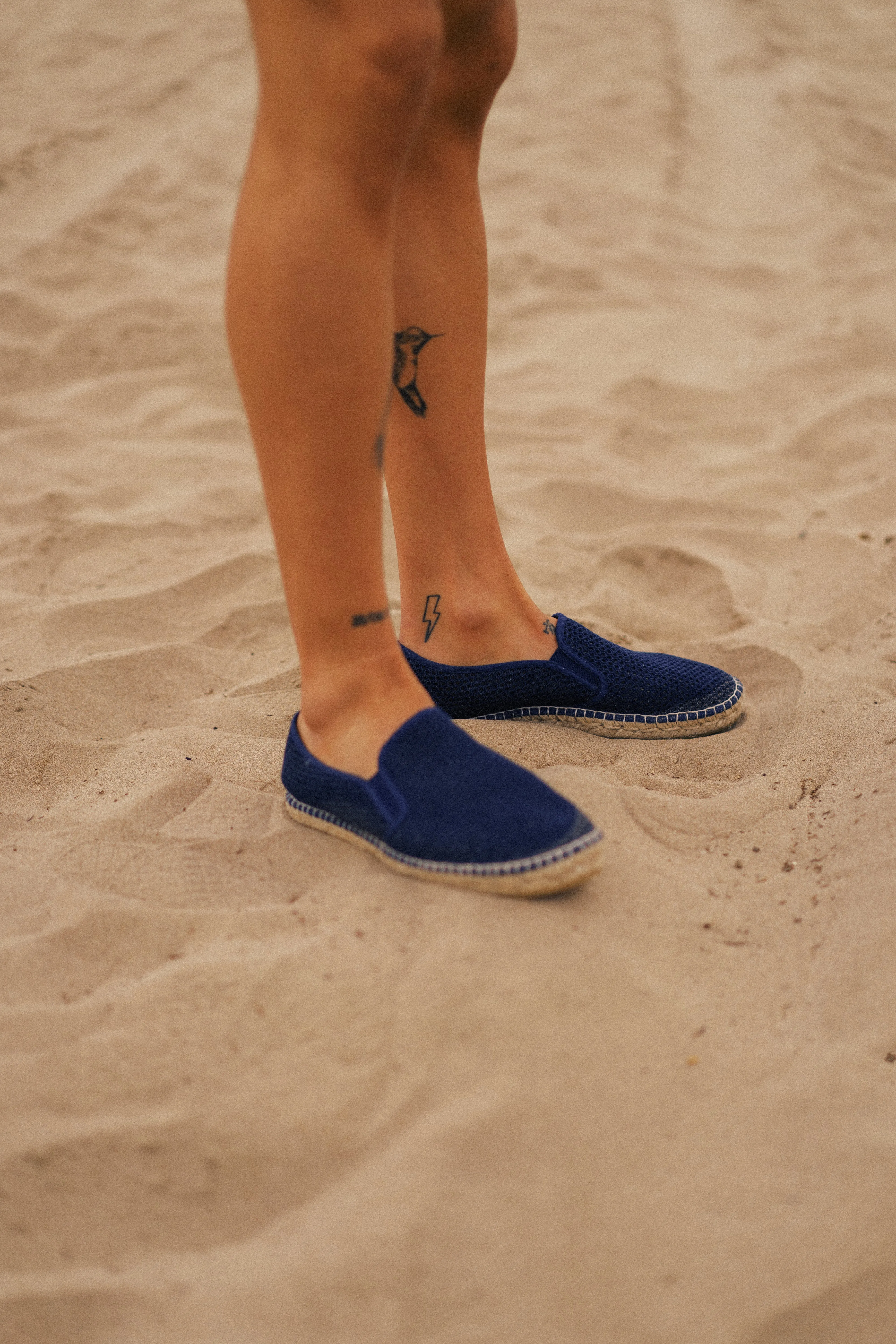 Loafer Elastic Mesh Men - marine