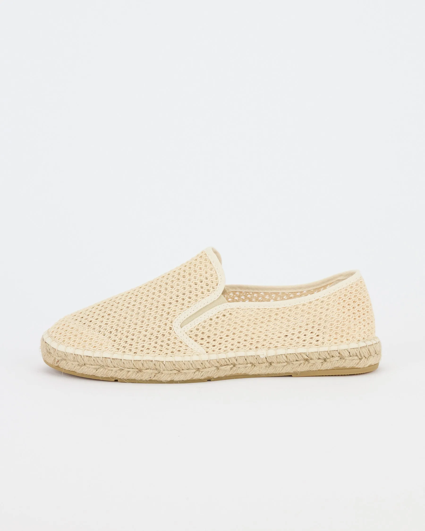 Loafer Elastic Mesh Men - natur