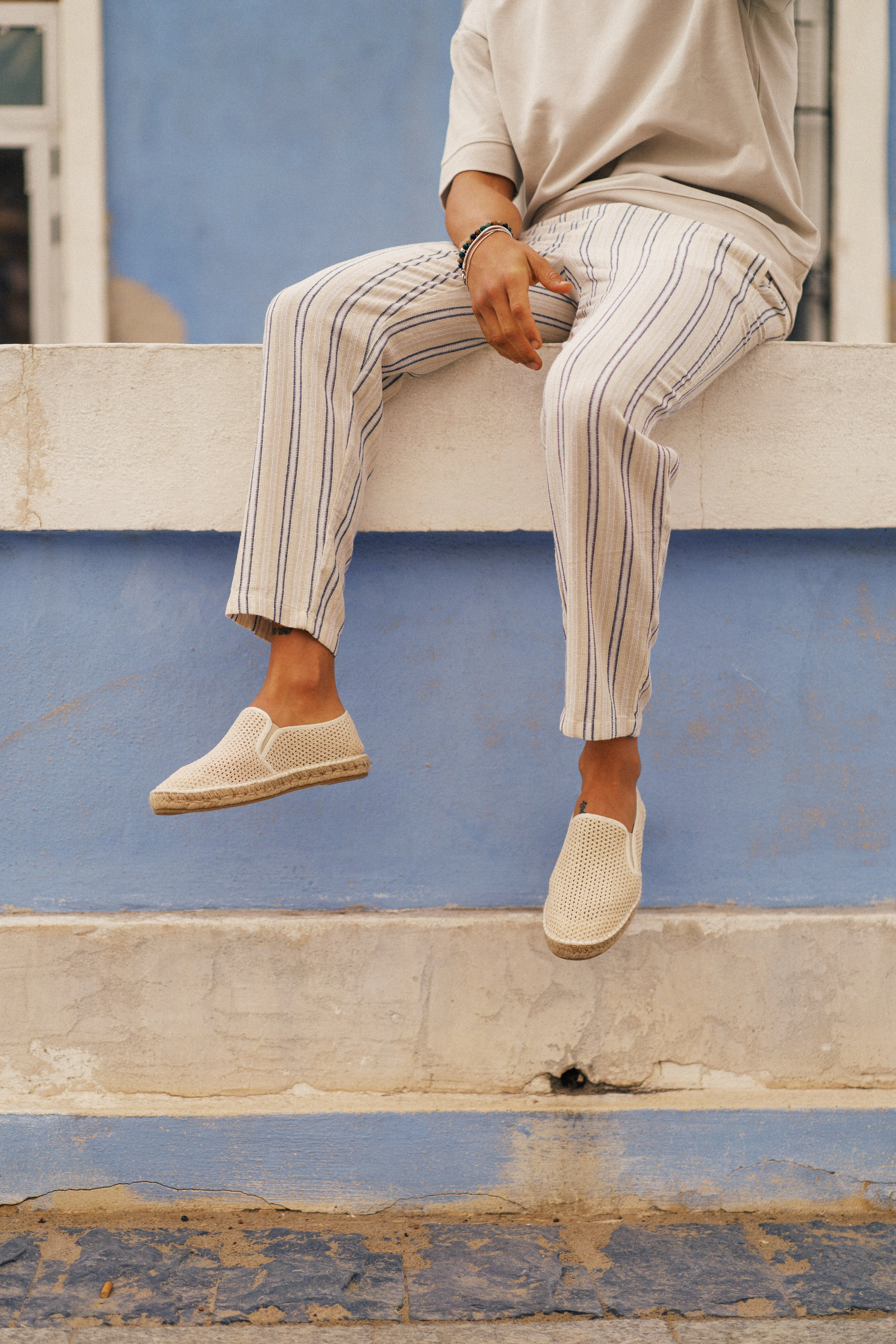 Loafer Elastic Mesh Men - natur