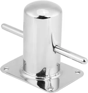 Majatou Mooring Cleat,Boat Bollard,Stainless Steel Ship Samson Post Cross Bollard Marine Yacht Mooring Drill Bit 120mm 90mm