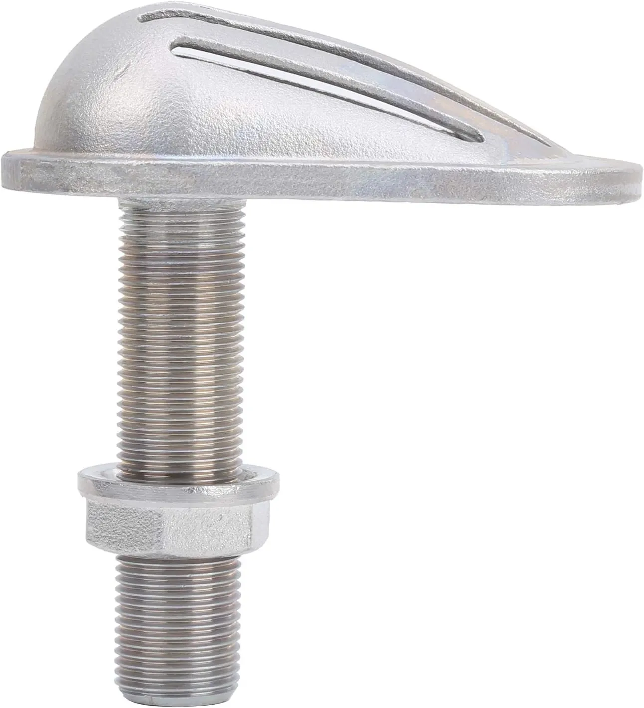 Marine Boat Intake Strainer, 316 Stainless Steel Thread Thru Inlet Filter, Boat Deck Hardware, Pump Fitting Water Outlet Hose Pipe Pickup Intake Scoop for Yacht Kayak, Marine Boat (MJS023-3/8〃)