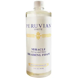 Miracle Styling and Shine Braiding Foam, Lightweight and Long-Lasting Hold, 32 oz.