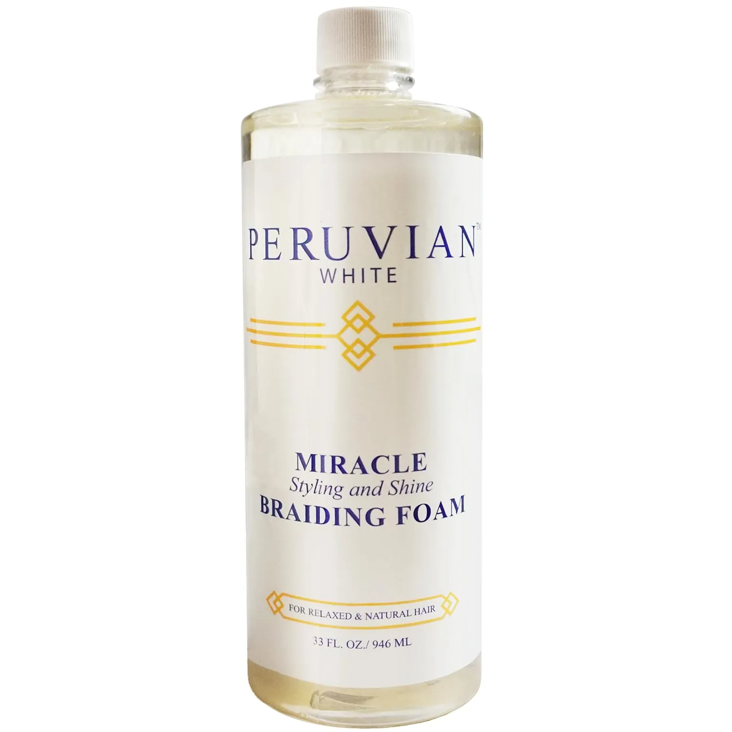 Miracle Styling and Shine Braiding Foam, Lightweight and Long-Lasting Hold, 32 oz.